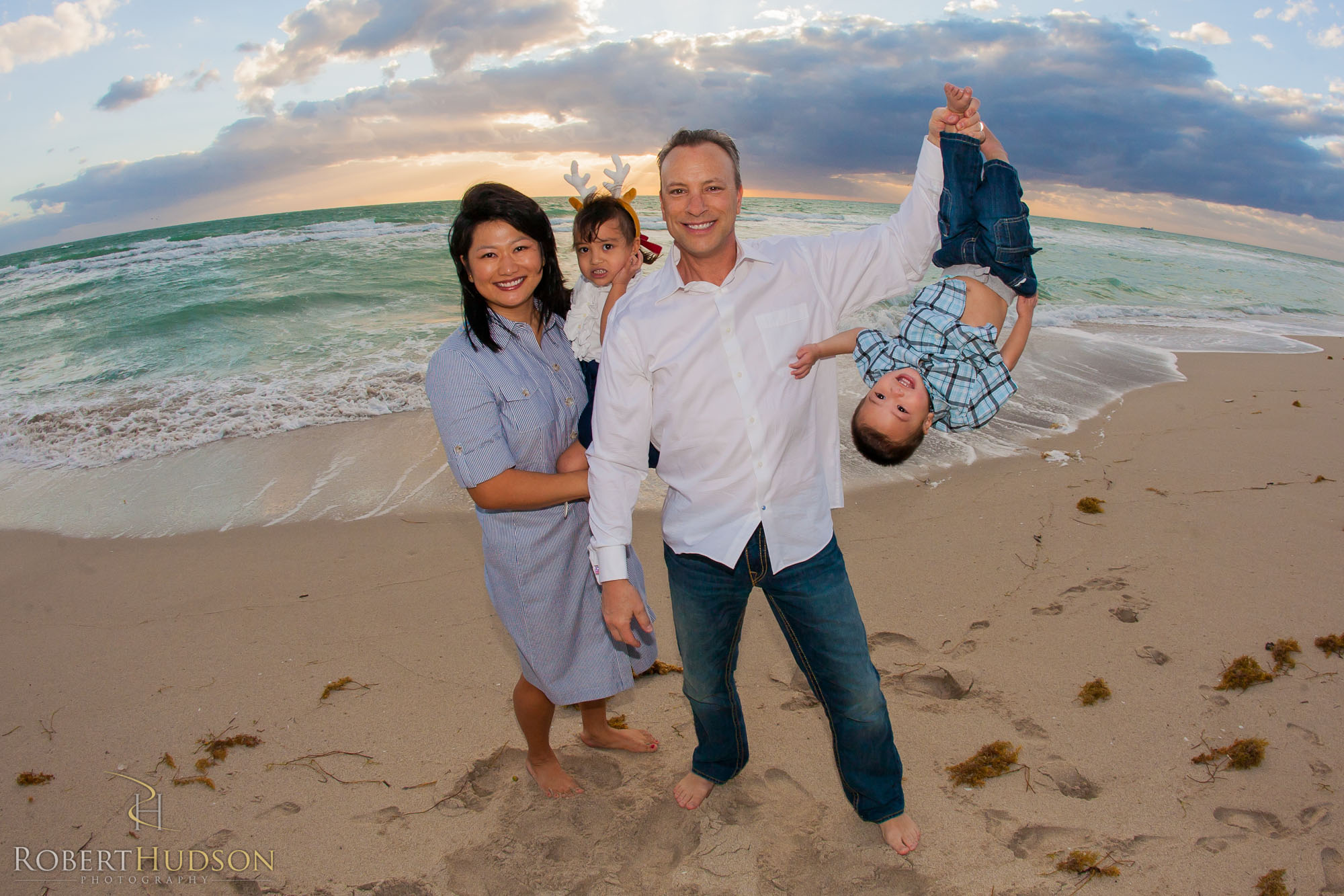 The Lake Family Christmas Card 2011 - Miami Beach, Florida